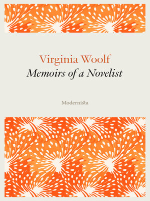 cover image of Memoirs of a Novelist